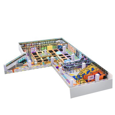 Indoor Playground With Trampoline Park